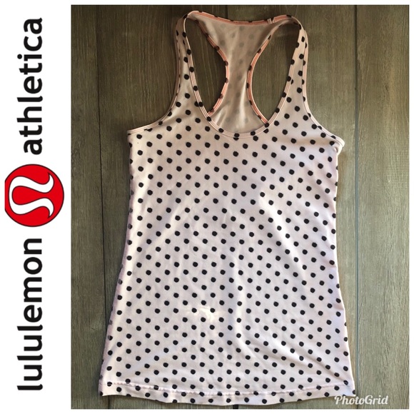 lululemon athletica Tops - Lululemon Racerback High Noon Dot Size 8